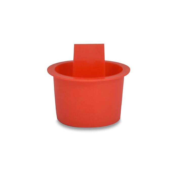 Kónické čepičky / zátky 17,8-20,0, LDPE, červená