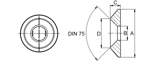 Výkres - Finální podložky 6,2x12x3,3, PA, černá, typ 6