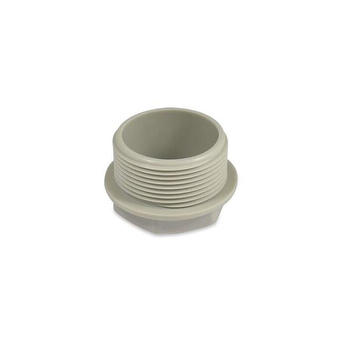 Průchodka M50x1,5, LDPE, šedá ~ RAL 7035