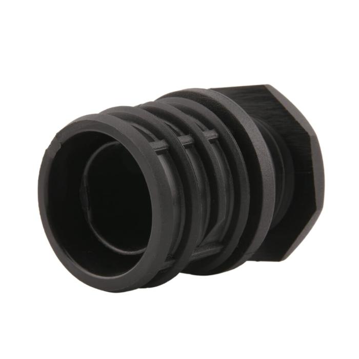 Zátky stavěcí s lamelami, kulaté 40x1,5-2 8k, PA, černá