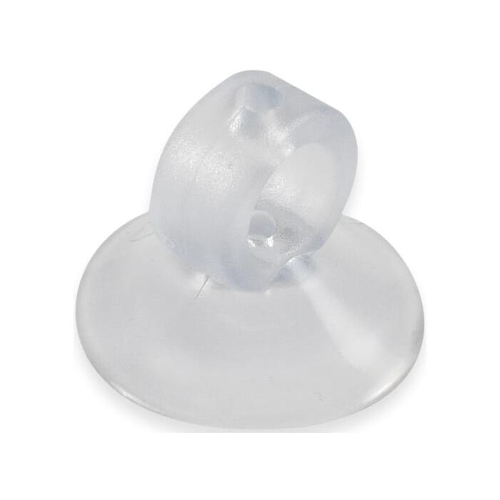 Přísavky s úchytem 30 mm, měkčené PVC, přírodní (čiré)