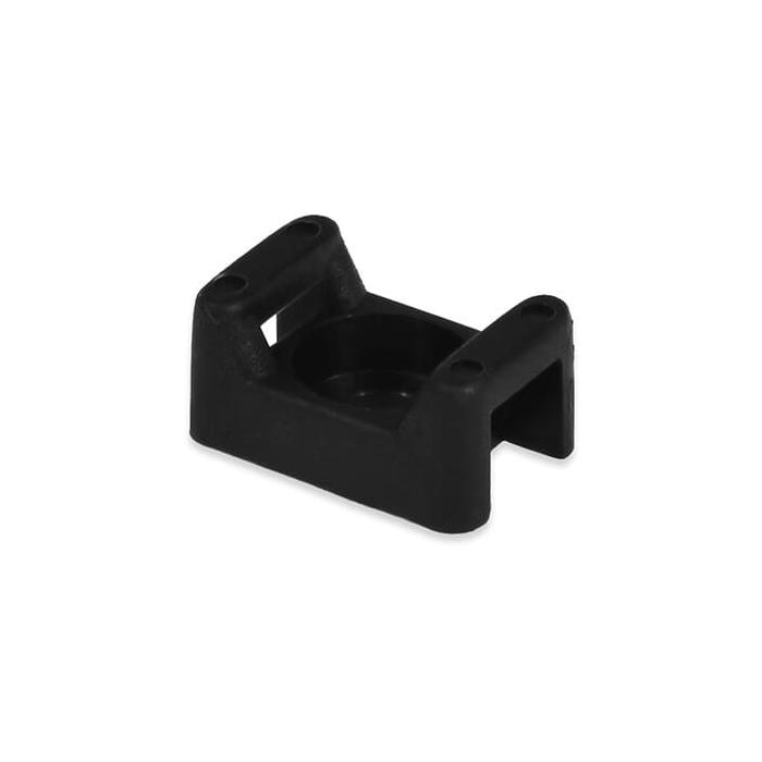 Sokl šroubovací 9 mm, PA 6.6, černá
