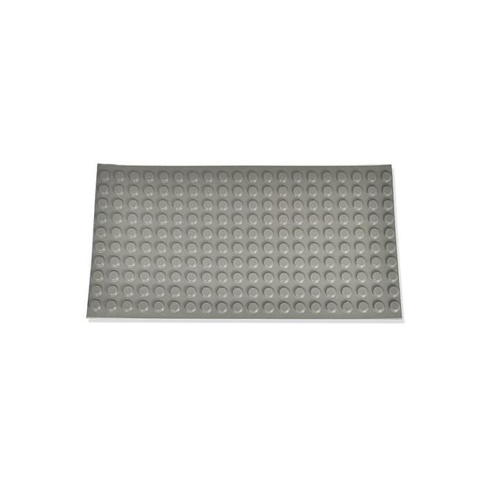 Samolepicí nožičky 12,7/3,5, měkčené PVC / polyuretan, šedá