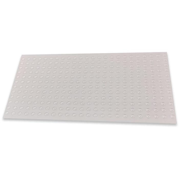 Samolepicí nožičky 19,0/6,0, měkčené PVC / polyuretan, průhledné