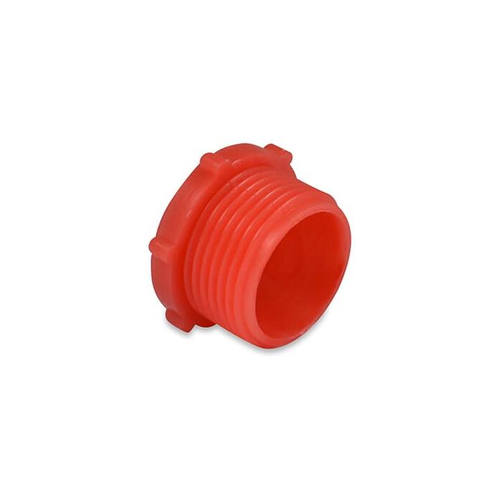 Ochranné zátky se závitem M16x1,5, LDPE, červená