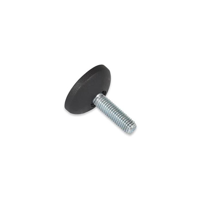 Stavitelné nohy M10x23, technopolymer, černá