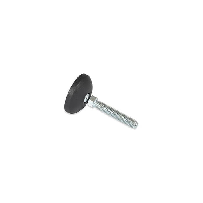 Stavitelné nohy s kulovým kloubem M8x45, PA 6, černá