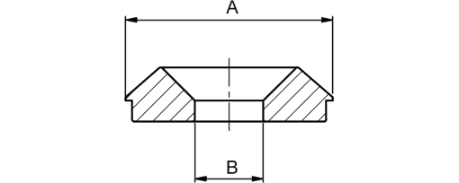 Výkres - Kroužky M3, Typ 63, PA, přírodní