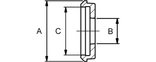 Výkres - Kroužky M4, Typ 66, PA, přírodní
