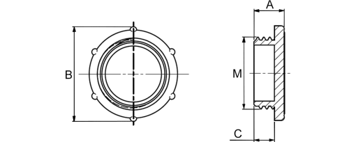 Výkres - Ochranné zátky závitů 3/4