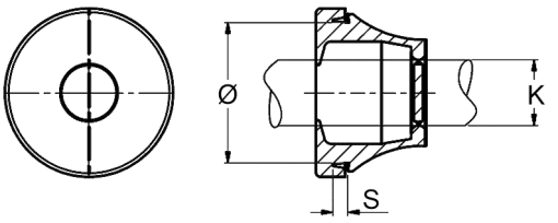 Výkres - Průchodky IP67 16/1-4 M16/PG9, CR, černá